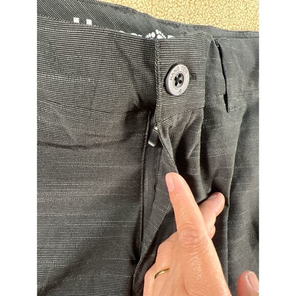 NWT, Hang-Ten, Men's 4 way Stretch, Lightweight Quick Dry Shorts Black, Size: 36 - Picture 11 of 12